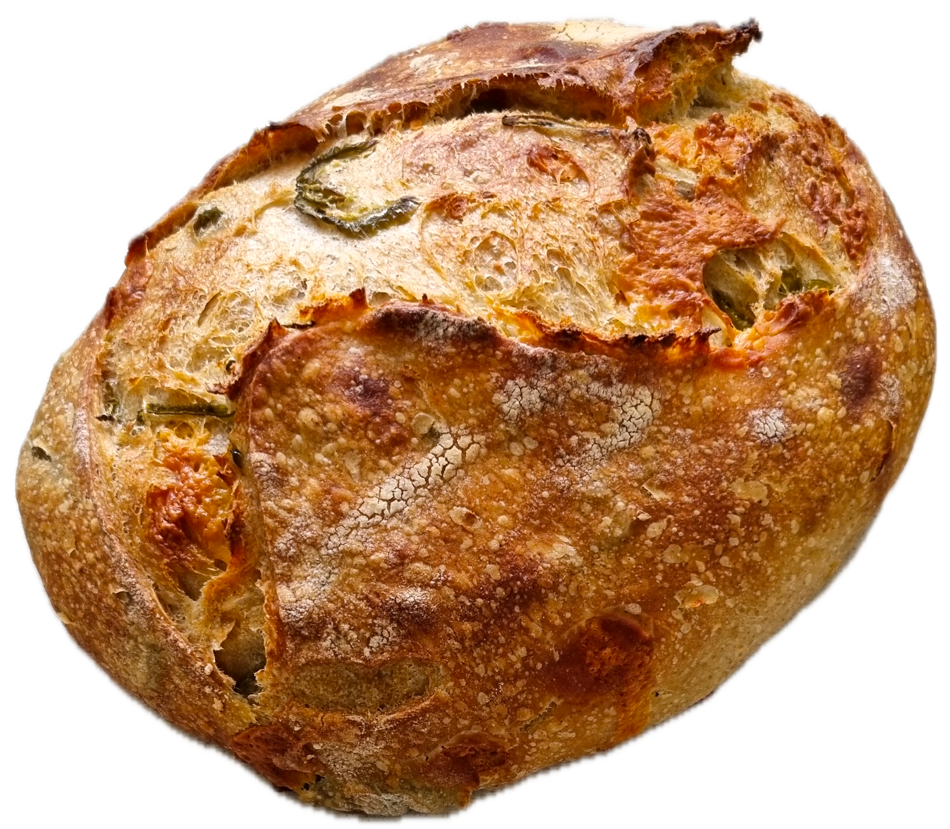 Jalapeno & Cheddar Sourdough Bread - Five Loaves Sourdough Bakery